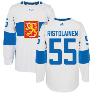 Herren Team Finland #55 Rasmus Ristolainen Authentic Weiß Heim 2016 World Cup